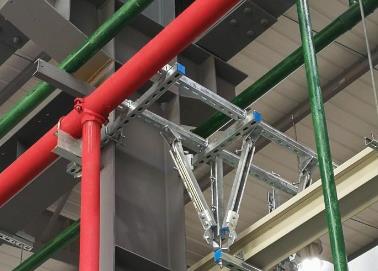 香河该抗震支架的整体式支吊架结构协调性好